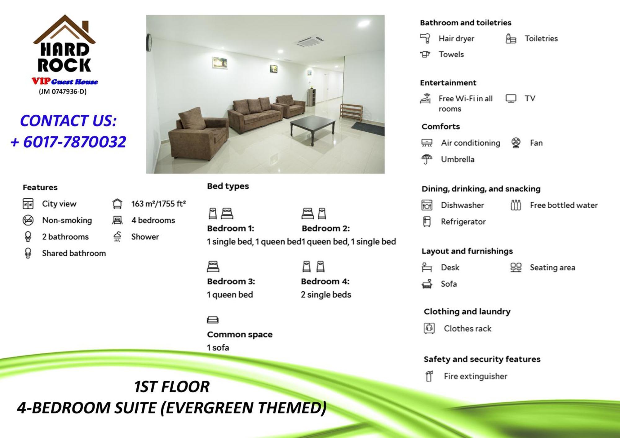 Hard Rock Vip Guest House Mersing Rum bild